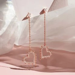Wing Bling Casual Style Street Style Party Style Elegant Style Earrings For Women Pink X One Size -Wing Bling Online Shop org 6273