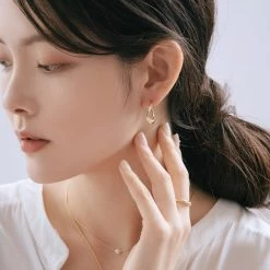 Wing Bling Casual Style Street Style Party Style Elegant Style Earrings For Women Silver X One Size -Wing Bling Online Shop org 6304