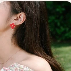 Wing Bling Casual Style Street Style Elegant Style Earrings For Women Ivory X One Size -Wing Bling Online Shop org 631