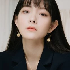 Wing Bling Casual Style Street Style Elegant Style Earrings For Women Gold X One Size -Wing Bling Online Shop org 6364