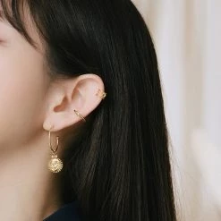 Wing Bling Casual Style Street Style Elegant Style Earrings For Women Gold X One Size -Wing Bling Online Shop org 6365