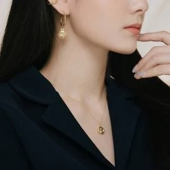 Wing Bling Casual Style Street Style Elegant Style Earrings For Women Gold X One Size -Wing Bling Online Shop org 6368
