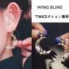 Wing Bling Casual Style Street Style Elegant Style Earrings For Women Silver X One Size -Wing Bling Online Shop org 639