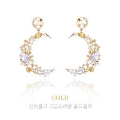 Wing Bling Casual Style Street Style Elegant Style Earrings For Women Silver X One Size -Wing Bling Online Shop org 641