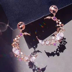 Wing Bling Casual Style Street Style Elegant Style Earrings For Women Silver X One Size -Wing Bling Online Shop org 643