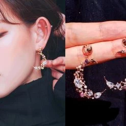 Wing Bling Casual Style Street Style Elegant Style Earrings For Women Silver X One Size -Wing Bling Online Shop org 650