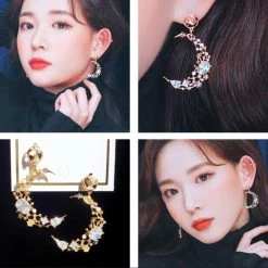 Wing Bling Casual Style Street Style Elegant Style Earrings For Women Silver X One Size -Wing Bling Online Shop org 651