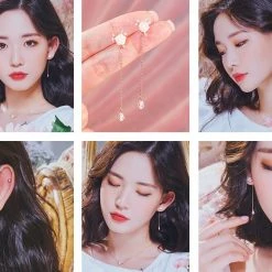 Wing Bling Earrings For Women Gold X Piercing