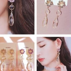 Wing Bling Earrings For Women Violet Gold X One Size -Wing Bling Online Shop org 6629