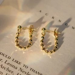 Wing Bling Earrings For Women Gold X One Size