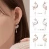 Wing Bling Casual Style Street Style Elegant Style Earrings For Women Pink Gold X One Size -Wing Bling Online Shop org 664