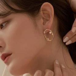 Wing Bling Earrings For Women Gold X One Size 7 Wing Bling Earrings For Women Gold X One Size -Wing Bling Online Shop org 6883