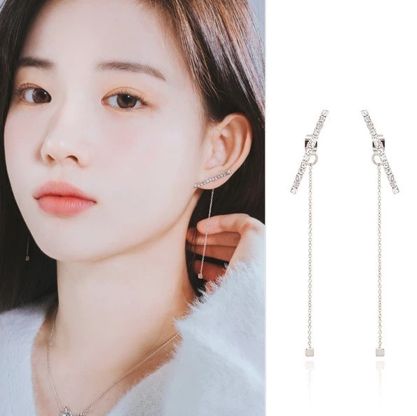 Wing Bling Earrings For Women Gold X One Size 4 Wing Bling Earrings For Women Gold X One Size - Image 2