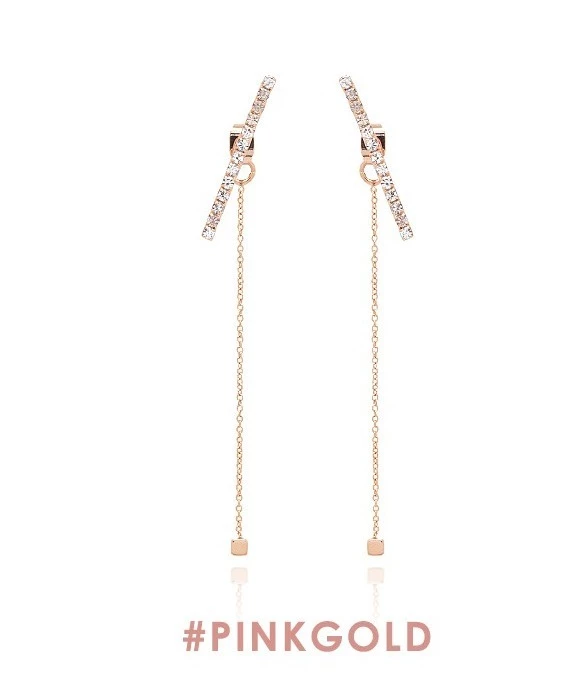 Wing Bling Earrings For Women Gold X One Size 6 Wing Bling Earrings For Women Gold X One Size - Image 4