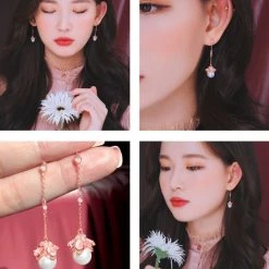 Wing Bling Earrings For Women No Color Specification X Piercing
