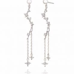 Wing Bling Earrings For Women Silver X Piercing -Wing Bling Online Shop org 6938