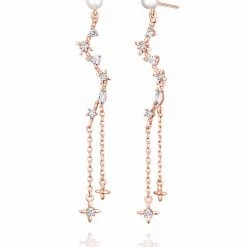 Wing Bling Earrings For Women Silver X Piercing -Wing Bling Online Shop org 6939