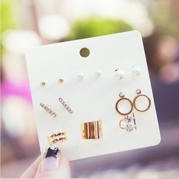 Wing Bling Earrings For Women Gold X One Size 3 Wing Bling Earrings For Women Gold X One Size