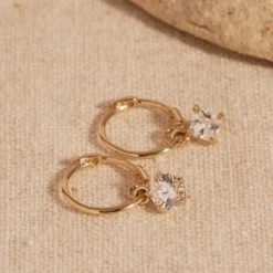 Wing Bling 14K Gold Earrings For Women 2 Lombus X One Size -Wing Bling Online Shop org 7077