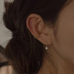 Wing Bling 14K Gold Earrings For Women 2 Lombus X One Size -Wing Bling Online Shop org 7082