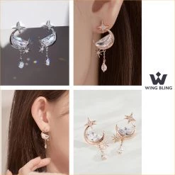 Wing Bling Casual Style Party Style Office Style Elegant Style For Women Gold X One Size