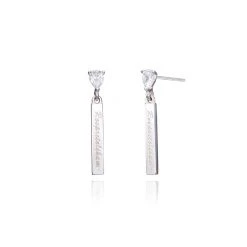 Wing Bling Casual Style Street Style Elegant Style Earrings For Women Silver X One Size -Wing Bling Online Shop org 7221