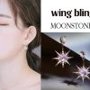 Wing Bling Casual Style Street Style Elegant Style Earrings For Women Silver X One Size