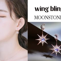 Wing Bling Casual Style Street Style Elegant Style Earrings For Women Silver X One Size