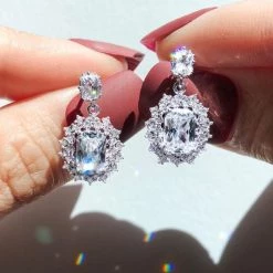 Wing Bling Earrings For Women Pink X Earring -Wing Bling Online Shop org 7291