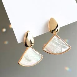 Wing Bling Casual Style Street Style Party Style Elegant Style Earrings For Women Gold (earrings) X One Size -Wing Bling Online Shop org 7360