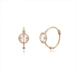 Wing Bling Casual Style Office Style 14K Gold Elegant Style Earrings For Women Rose Gold (stock Check Required) X One Size -Wing Bling Online Shop org 7364