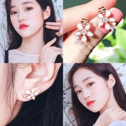 Wing Bling Earrings For Women No Color Specification X Piercing