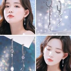 Wing Bling Earrings For Women No Color Specification X Piercing