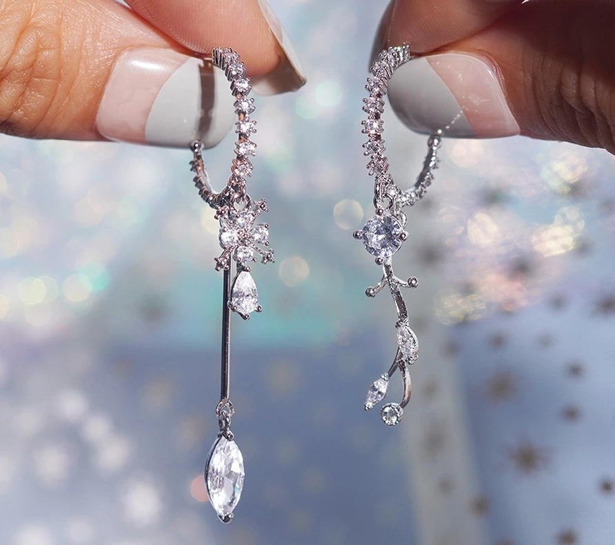 Wing Bling Earrings For Women No Color Specification X Piercing 7 Wing Bling Earrings For Women No Color Specification X Piercing - Image 5