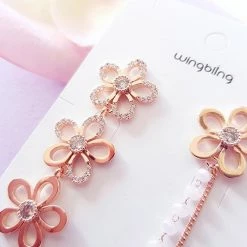Wing Bling Earrings For Women Gold X Earring -Wing Bling Online Shop org 7443