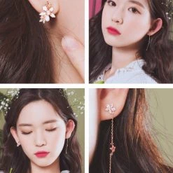 Wing Bling Earrings For Women No Color Specification X Piercing