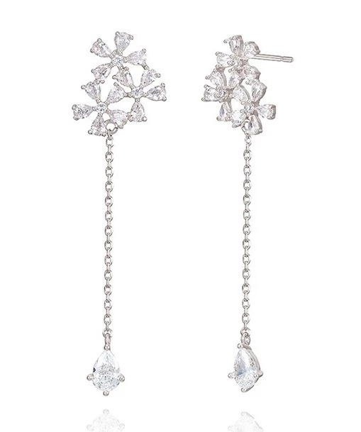 Wing Bling Earrings For Women Pink X One Size 7 Wing Bling Earrings For Women Pink X One Size - Image 5