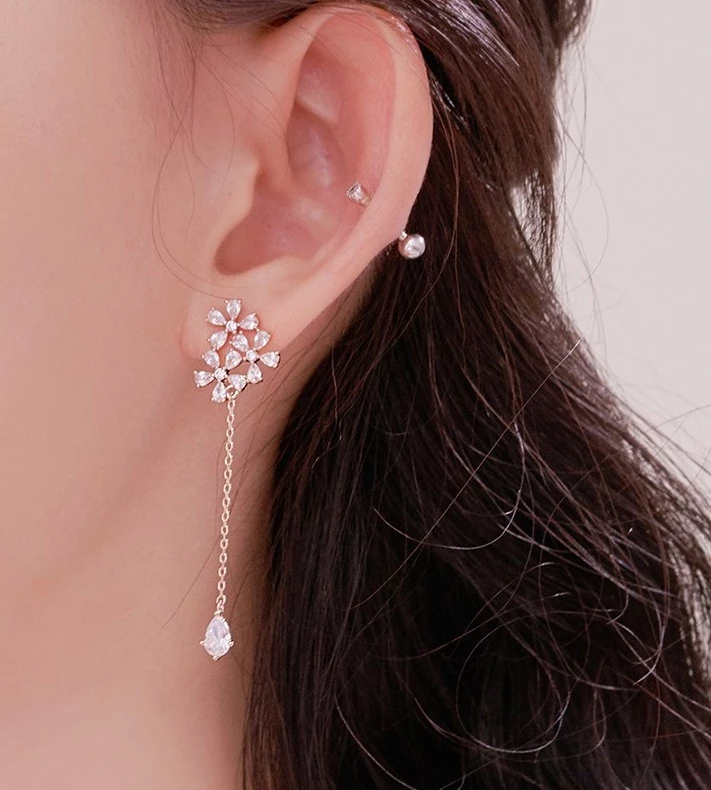 Wing Bling Earrings For Women Pink X One Size 8 Wing Bling Earrings For Women Pink X One Size - Image 6