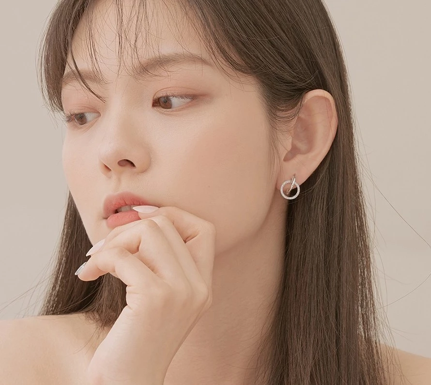 Wing Bling Earrings For Women Gold X One Size 8 Wing Bling Earrings For Women Gold X One Size - Image 6