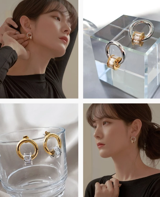 Wing Bling Earrings For Women Gold X One Size 3 Wing Bling Earrings For Women Gold X One Size