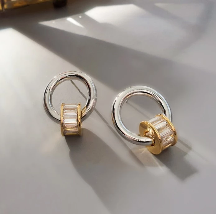 Wing Bling Earrings For Women Gold X One Size 4 Wing Bling Earrings For Women Gold X One Size - Image 2