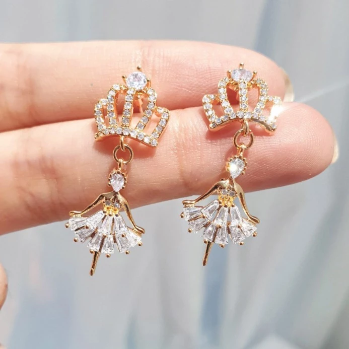 Wing Bling Earrings For Women No Color Specification X Earring 4 Wing Bling Earrings For Women No Color Specification X Earring - Image 2
