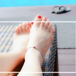 Wing Bling Anklets For Women Green X One Size