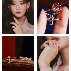 Wing Bling Rings For Women No Color Specification X One Size