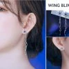 Wing Bling Casual Style Street Style Elegant Style Earrings For Women Silver X One Size -Wing Bling Online Shop org 766