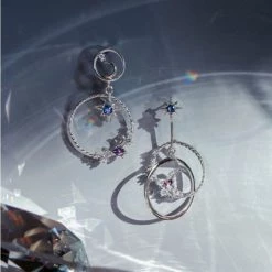 Wing Bling Earrings For Women Silver X Piercing -Wing Bling Online Shop org 7663