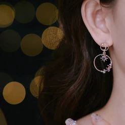 Wing Bling Earrings For Women Silver X Piercing -Wing Bling Online Shop org 7667