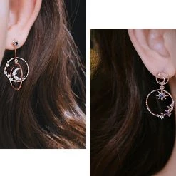 Wing Bling Earrings For Women Silver X Piercing -Wing Bling Online Shop org 7670