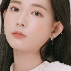 Wing Bling Earrings For Women Pink X Earring -Wing Bling Online Shop org 7681