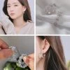 Wing Bling Earrings For Women Silver X Piercing -Wing Bling Online Shop org 7708